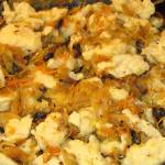 Delikatne KLUSKI  KŁADZIONE z okrasą z kiszonej kapusty pomysł na szybki, tani i pyszny obiad +FILM