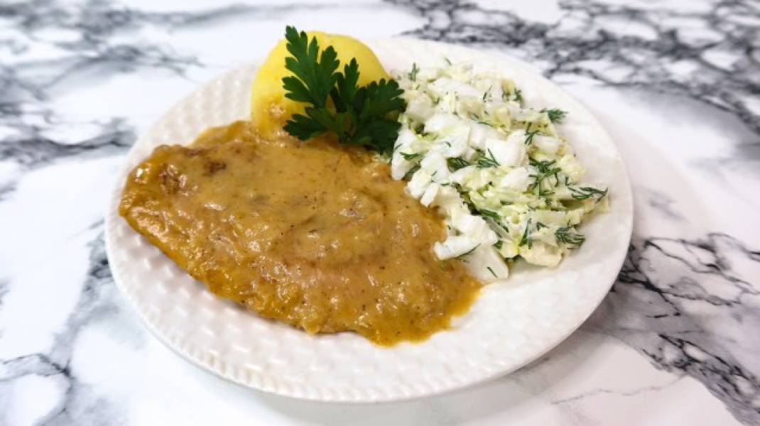 Kurczak w sosie cebulowym + film