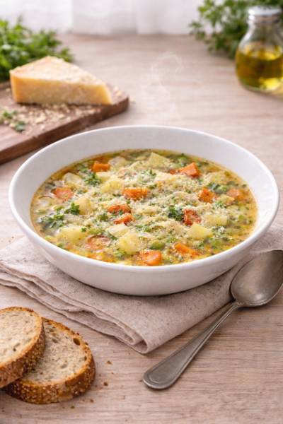 Minestrone włoska zupa warzywna