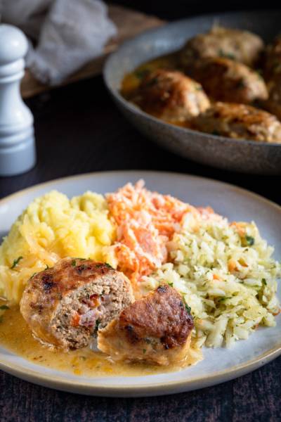 Zrazy z boczkiem i papryką