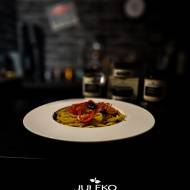 Linguine alla Checca z czarnym czosnkiem