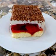 Sernik na zimno na biszkoptach z galaretką i truskawkami bez pieczenia + film