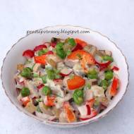 Sałatka z pieczarkami