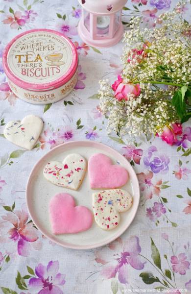 Kruche ciasteczka serca