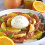 Cytrusowa sałatka z burratą