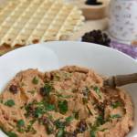 Pasta z fasoli i suszonych pomidorów