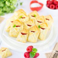 Kruche ciasteczka - Walentynkowe liściki