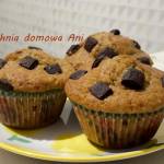 Muffinki z kawą zbożową i czekoladą