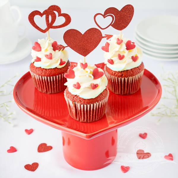 Walentynkowe muffinki Red Velvet