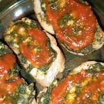 grzanki szpinakowe z aifryer...