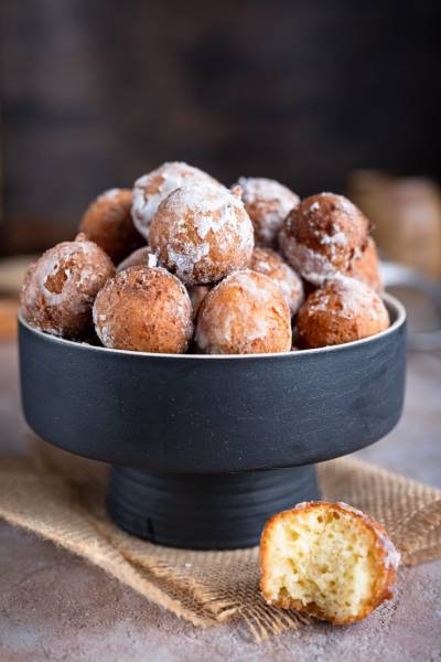 Mini pączki z mascarpone (ekspresowe!)
