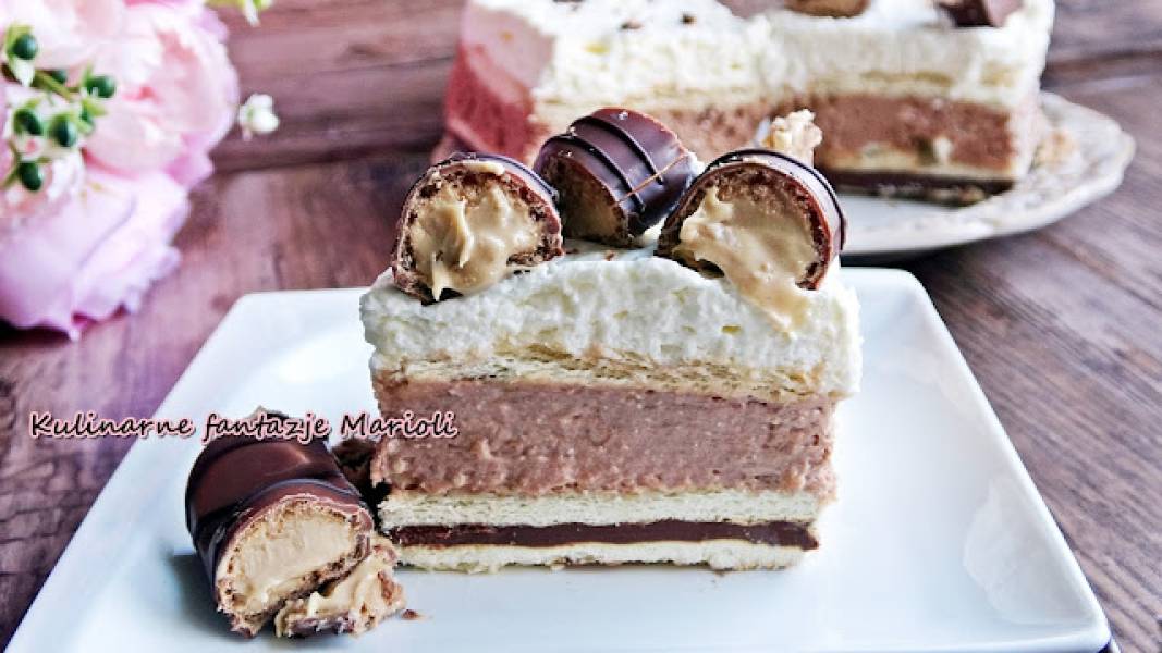 CIASTO KINDER BUENO BEZ PIECZENIA  +  FILMIK