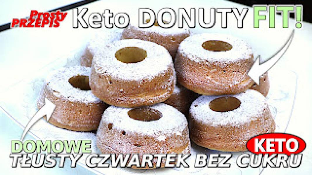 Przepis na keto donuty