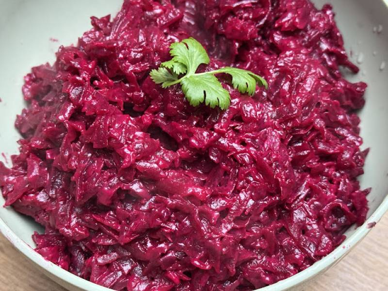 Buraczki zasmażane do obiadu