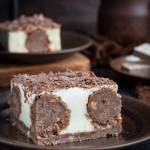 Ciasto z wafelkowymi kuleczkami – bez pieczenia