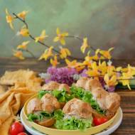 Ptysie na słono z pastą z tuńczyka