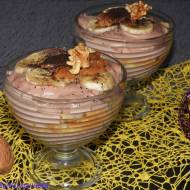 Krem budyniowy z bananem i kajmakiem