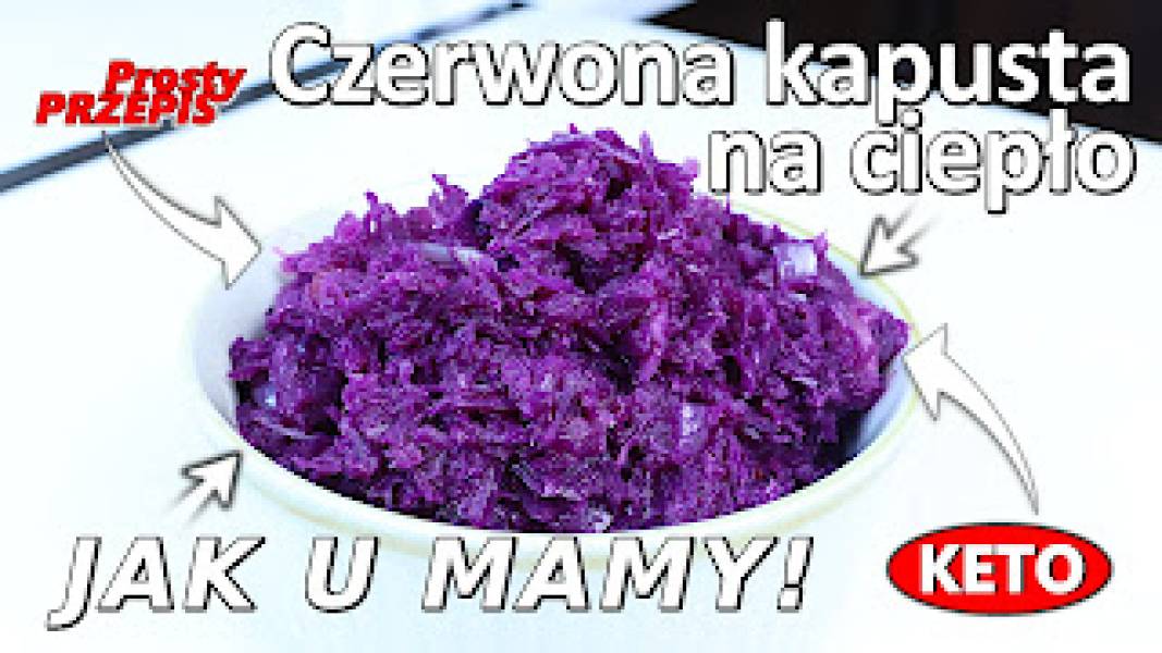 Przepis na czerwoną kapustę na ciepło - modro kapusta