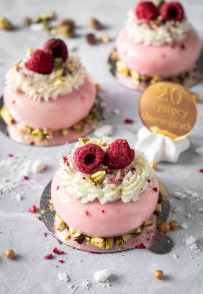 Monoporcje mango-malina