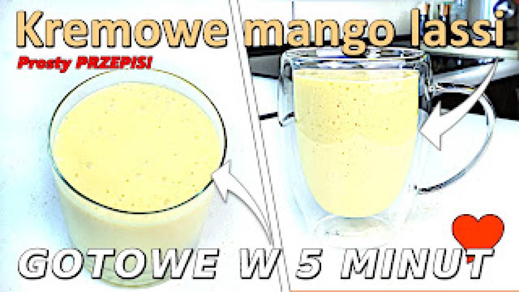 Przepis na mango lassi