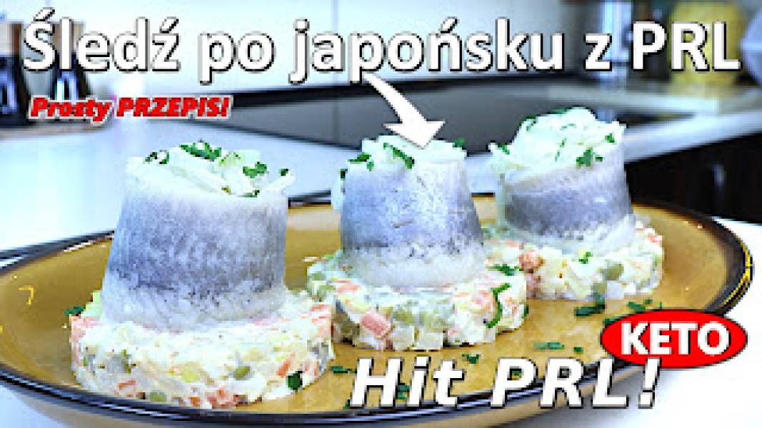 Przepis na śledzia po japońsku z czasów PRL-u