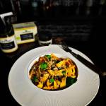 Pappardelle z borowikami i czarnym czosnkiem