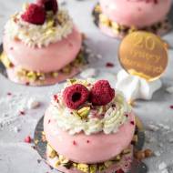 Monoporcje mango-malina