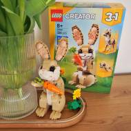 LEGO Creator 31162 Uroczy Króliczek – kreatywna zabawa i 3 modele w jednym zestawie
