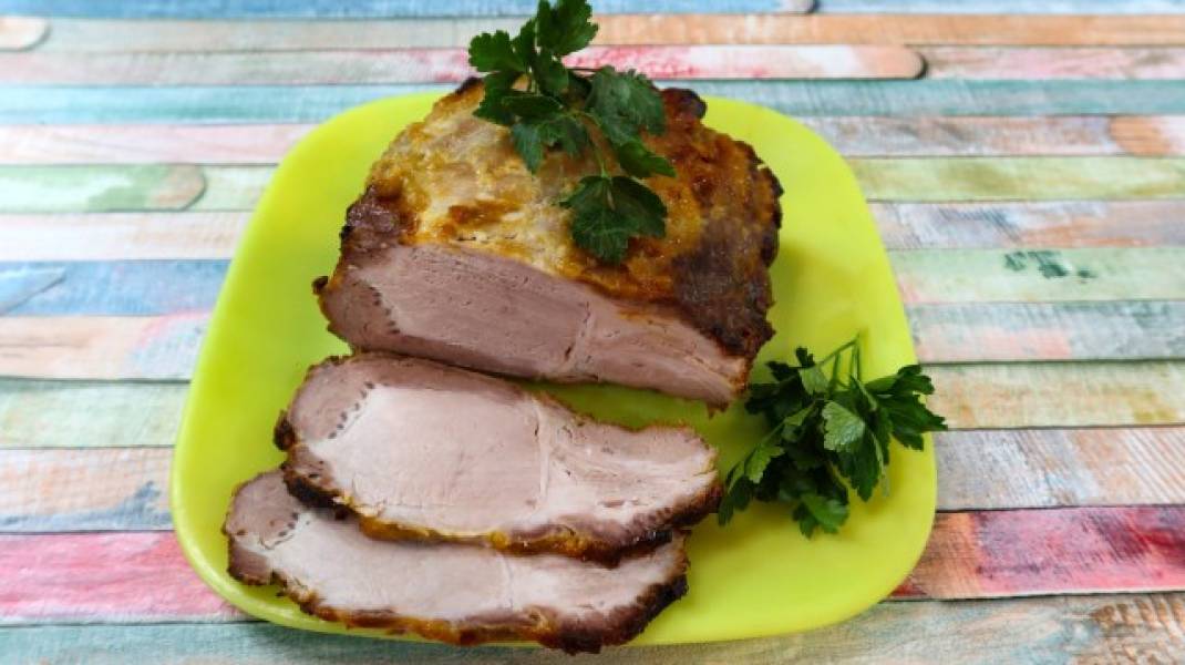 Pieczony schab w sosie musztardowo-miodowym + film