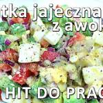 Przepis na sałatkę jajeczną z awokado