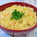 Surówka z kiszonej kapusty z porem i jabłkiem + film