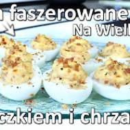 Przepis na faszerowane jajka z boczkiem i chrzanem