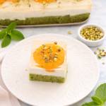 Leśny Mech z kremem i brzoskwiniami Thermomix