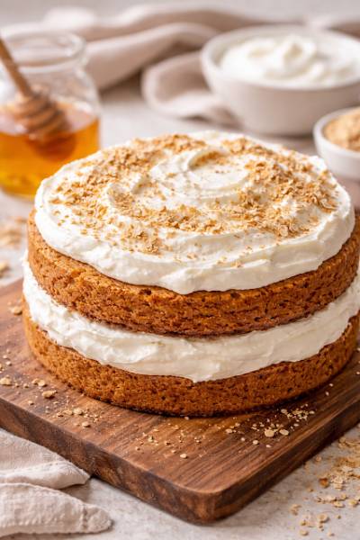 Torcik  miodowy  z mascarpone