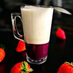 Ube latte na mleku owsianym – przepis
