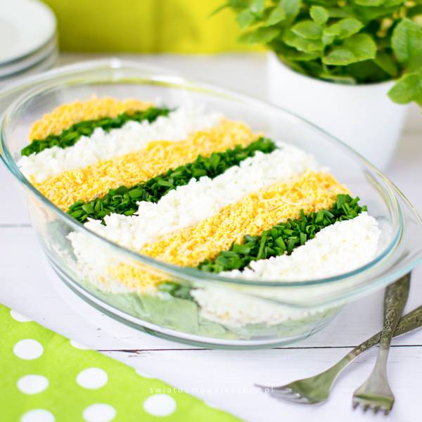 Sałatka Wielkanocna pisanka