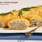 Wytrawna keto rolada z farszem mięsnym