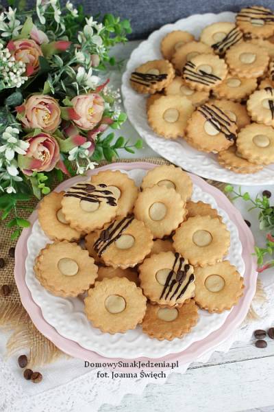 ciasteczka z kremem kawowym