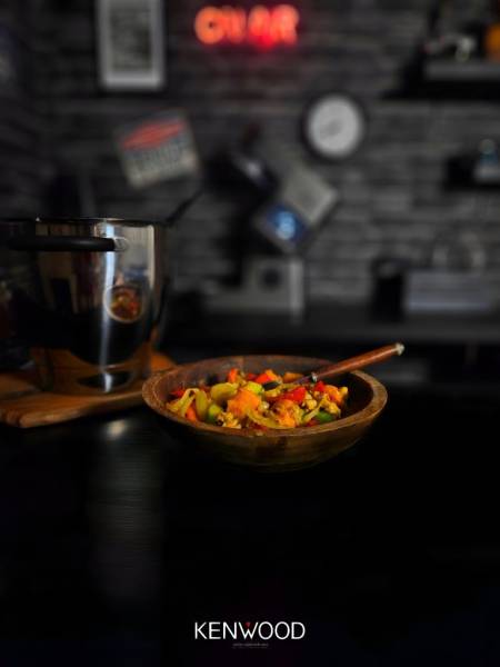 Kurczak z warzywami szybki obiad w Kenwood