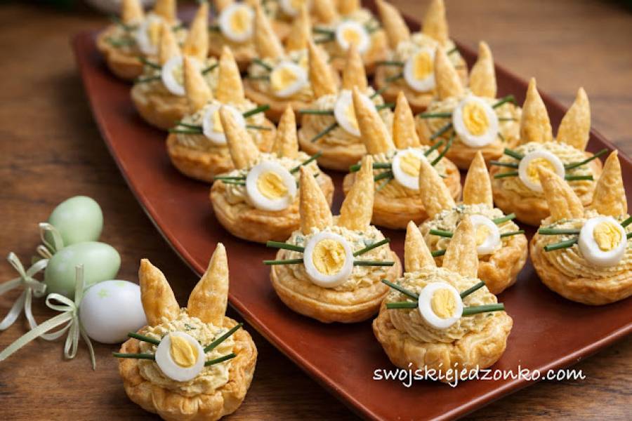 Zajączki z jajeczną pastą