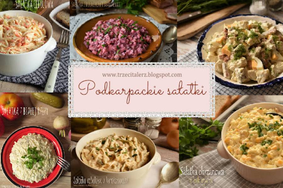 Proste podkarpackie sałatki