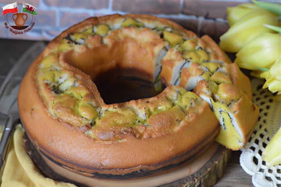 BABKA MARMURKOWA W DWÓCH SMAKACH: CYTRYNOWO-MIGDAŁOWA