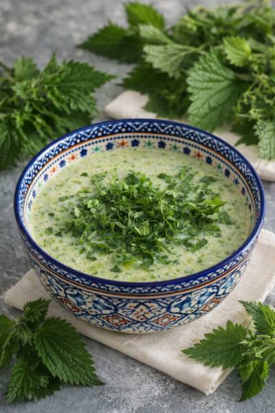 Zupa krem z młodej pokrzywy Thermomix