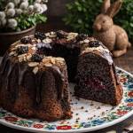 Babka makowa z powidłami