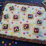 Mazurek z masą z mleka w proszku