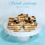 Sernik gotowany na kakaowych ciasteczkach