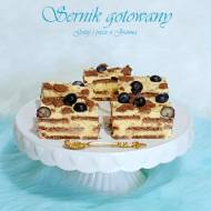 Sernik gotowany na kakaowych ciasteczkach