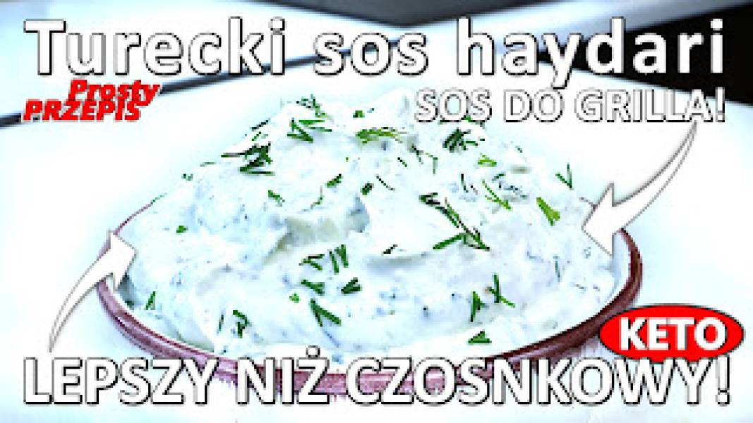 Przepis na turecki sos haydari