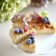 Proteinowy serniczek z jabłkiem