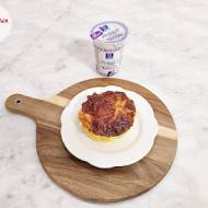 Jogurtownik budyniowy z air fray'era z gruszką